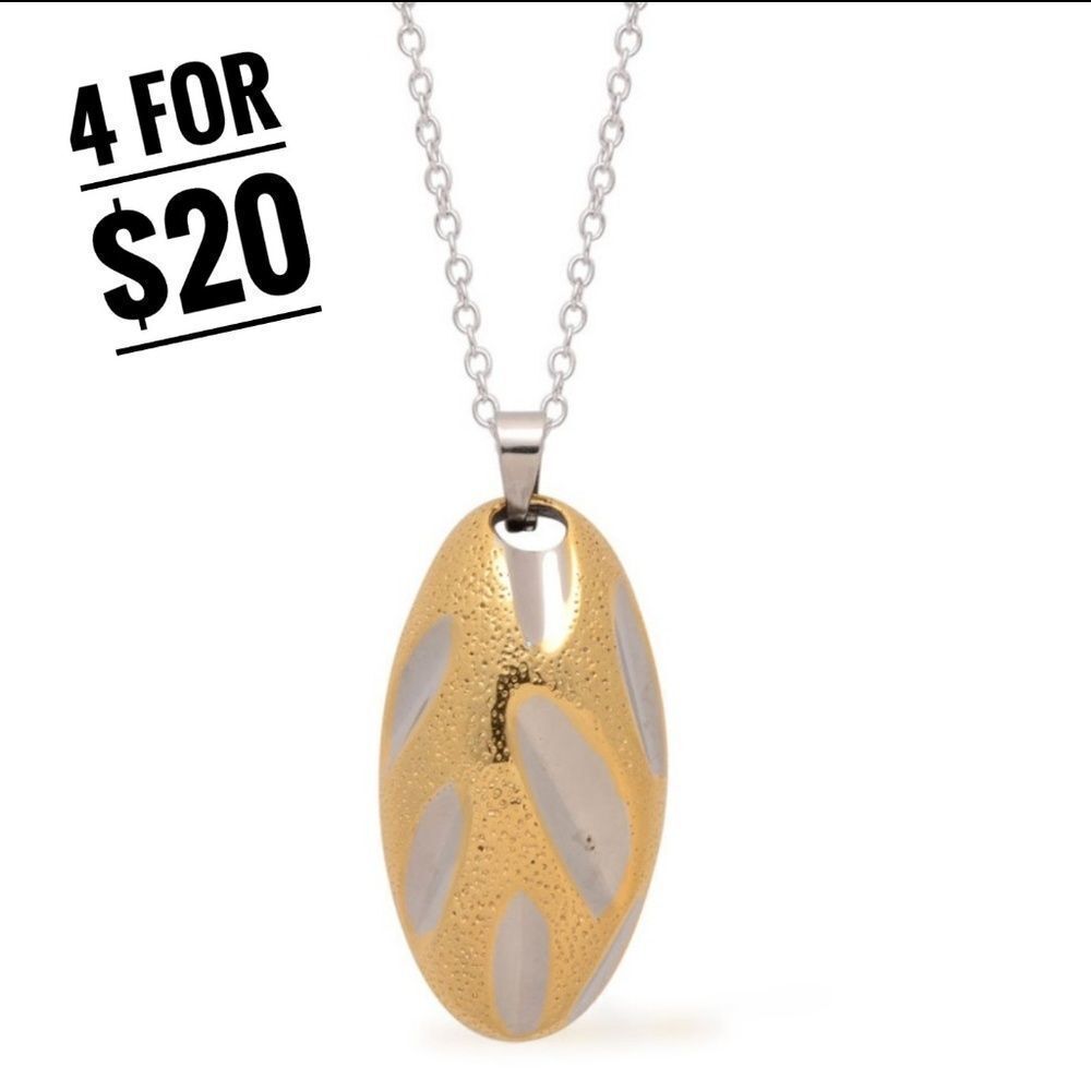 Pendant ION Plated YG 4 for $20